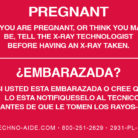 2931-PL-13_-_Bilingual_Pregnancy_X-Ray_Room_Sign_-_Red_SignWhite_Letters__30093.jpg