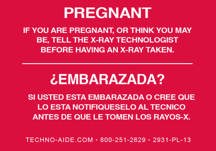 2931-PL-13_-_Bilingual_Pregnancy_X-Ray_Room_Sign_-_Red_SignWhite_Letters__30093.jpg 2931-PL-13_-_Bilingual_Pregnancy_X-Ray_Room_Sign_-_Red_SignWhite_Letters__30093.jpg