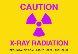 "Caution X-Ray Radiation" Room Sign