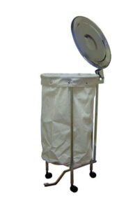 HAM2202-01 - MRI Safe Closed Hamper with Foot Pedal