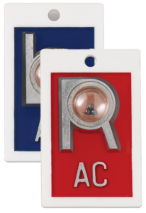 TA-PPP03-V - Plastic Right & Left (7/8") Compact Vertical Position Indicator Markers [3 Character Max]