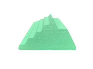 YCAA - Coated Adult Oblique Finger Block Sponge (Stealth)