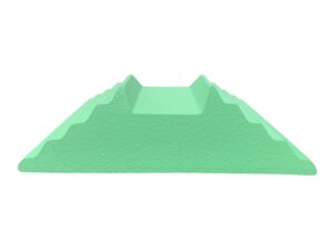 YCAB - Coated Bilateral Adult Oblique Finger Block Sponge (Stealth)