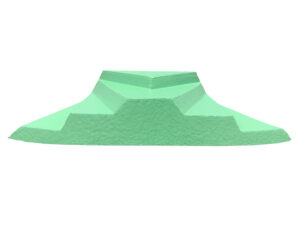 YCAD - Coated Adult Lateral Finger Block Sponge (Stealth)