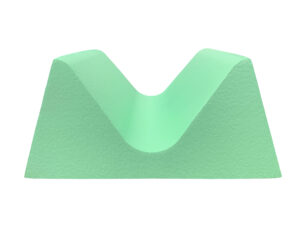 YCAM - Coated AP/PA Adult Head Holder Sponge (Stealth)