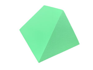 YCBC-MR - MR Safe Coated 45° 13.5x10x7 Spinal Body Wedge Sponge (Stealth)