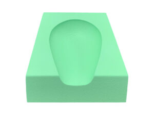 YCBW-MR - MR Safe Coated CT Headrest Sponge (Non-Stealth)