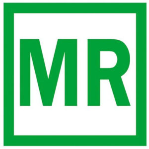 MRI Non-Magnetic MRI Safe Stickers 1/2" x 3/4"