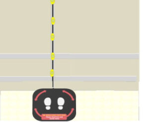 MRI Final Safety Screen Floor Plaque - Rotate