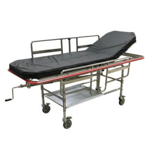 MRI Non-Magnetic Stretcher With Fowler Crank Assembly