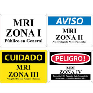 MRI Spanish Zone Signs I - IV