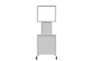 Mobile Lead Barrier Notched Style , Leaded windown size 20W x 24 Wide Overall Size 27w x 75H 0.5mm Pb Eq