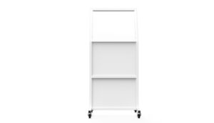 Tilted Mobile Leaded Barrier, Leaded Acrylic Window 24"H x 30"W