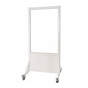 Mobile Leaded Barrier, leaded window size 30H" x 48W", 2.0mm PB EQ MRI SAFE NON MAGNETIC