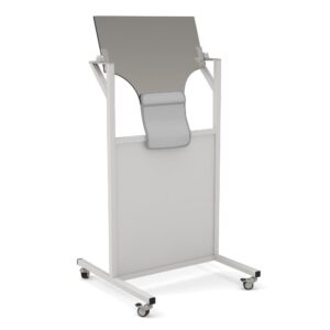 Interventional Radiology Barrier Lead Free Acylic Barrier .50mm Pb Eq Lead Window Measure 23.6"Wide x 31.5" High Swivals 360 Degrees Total Height 73"