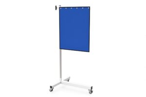 Deluxe Mobile Lead Shield on T Base Shield 30"L x 24"W 0.5mm Pb Eq