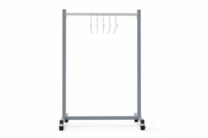 Mobile Radiation Apron Valet Rack 36" Wide with 5 Open Looped Hangers