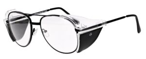 Radiation Protective Eyewear Metal Frame Model 100 52 Eye Black