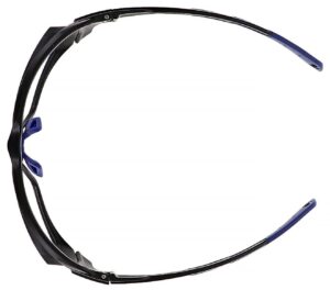 Radiation Protective Wrap Around Eyewear Model 16001 Black