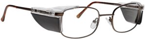 Radiation Protective Eyewear Metal Frame Model 320 50 Eye Copper