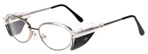 Radiation Protective Eyewear Metal Frame Model 500 49 Eye Gold